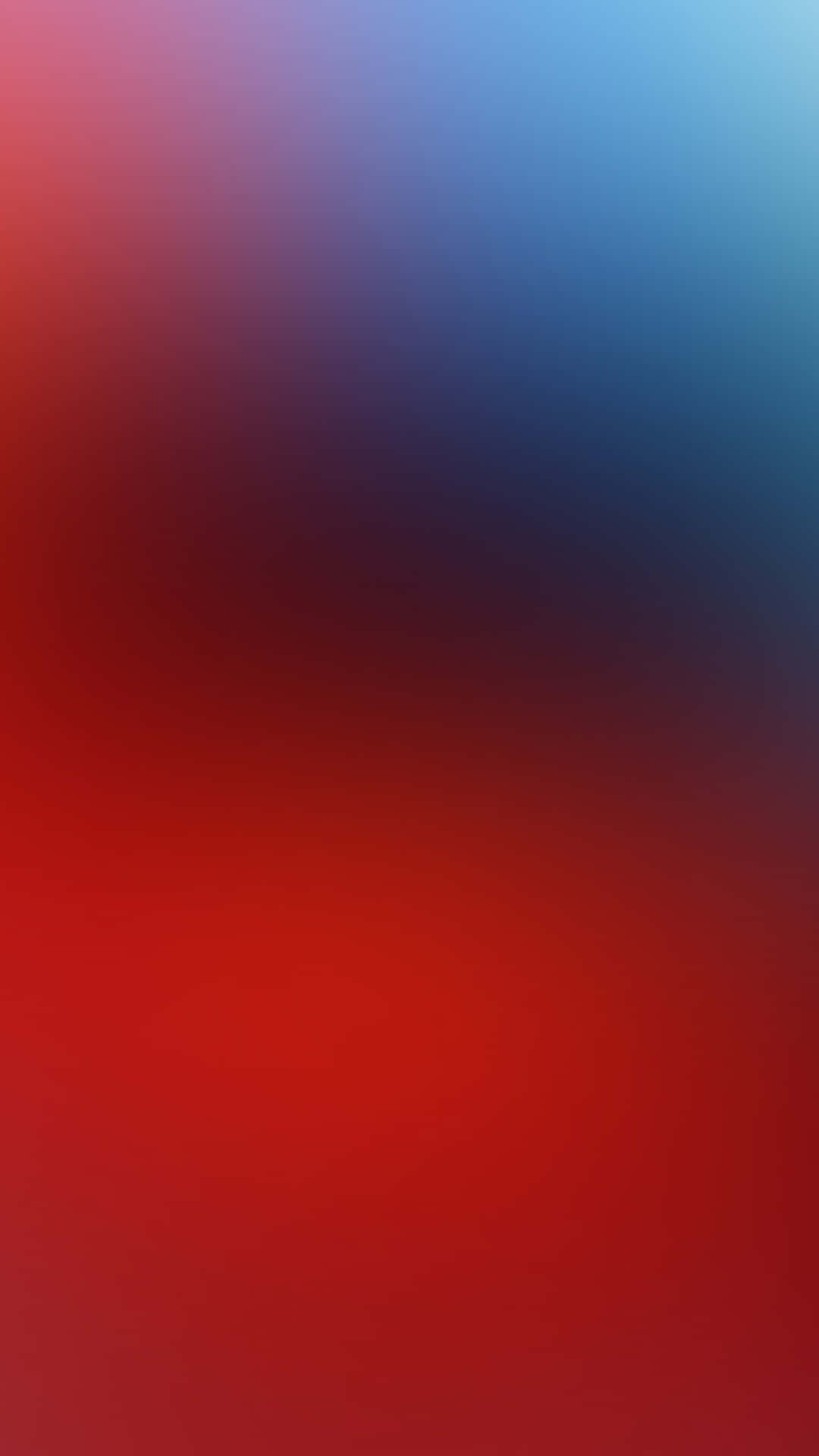 Red And Blue iPhone 桌布 壁紙 — 平滑漸變從底部的深紅色過渡到頂部的冷藍色，帶有柔和混合。