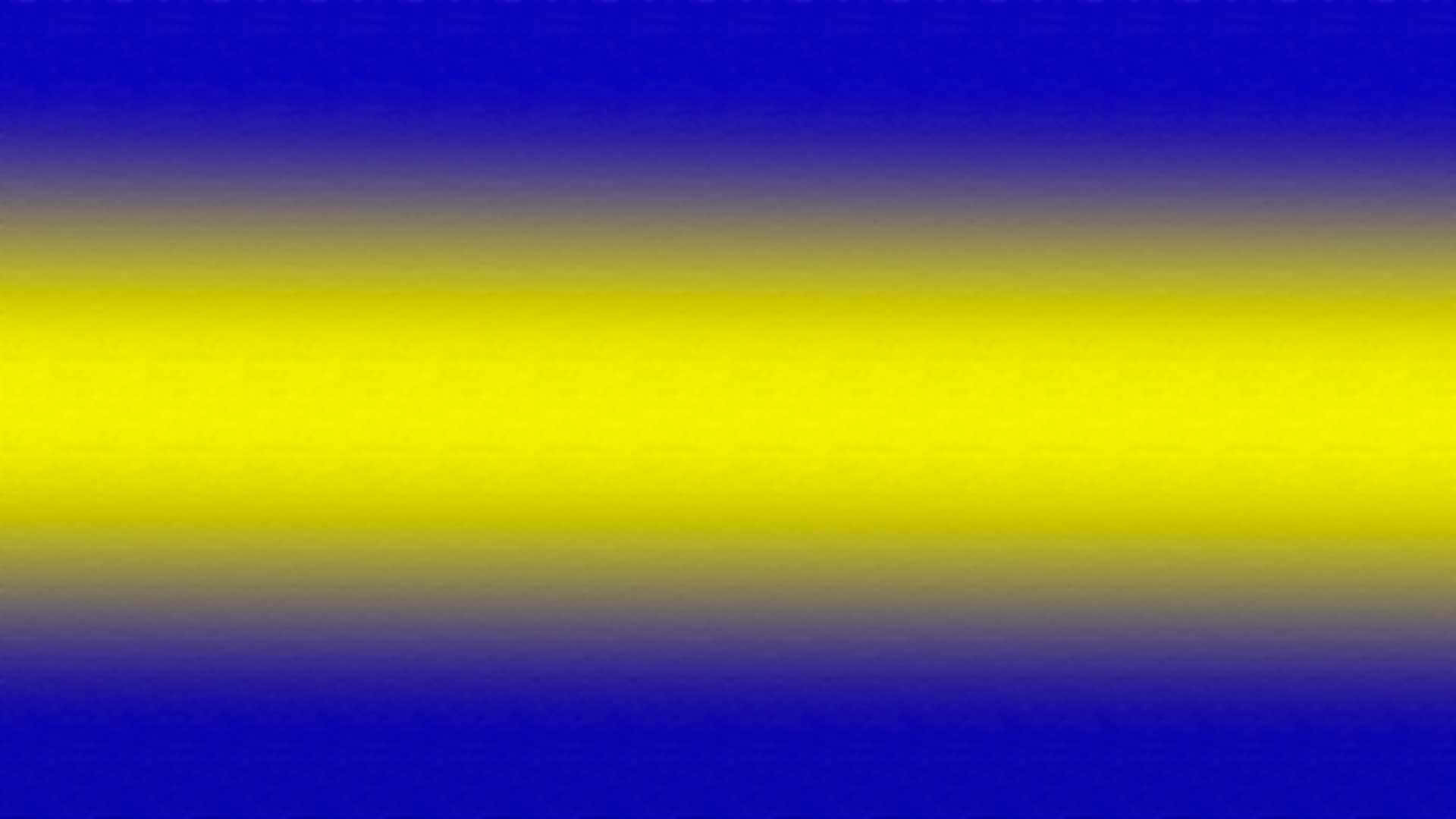 Yellow And Blue 桌布 壁紙 — 平滑漸變從深藍色過渡到亮黃色，再回到藍色，橫跨整個畫面。