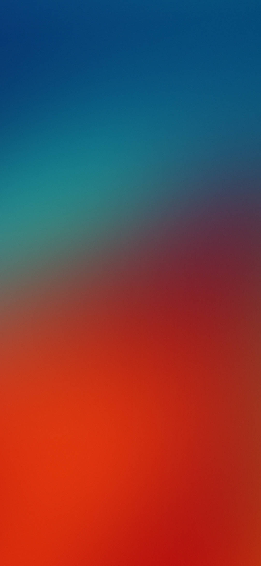 漸層 桌布 壁紙 — 平滑漸變從頂部的深藍色過渡到底部的火紅色。