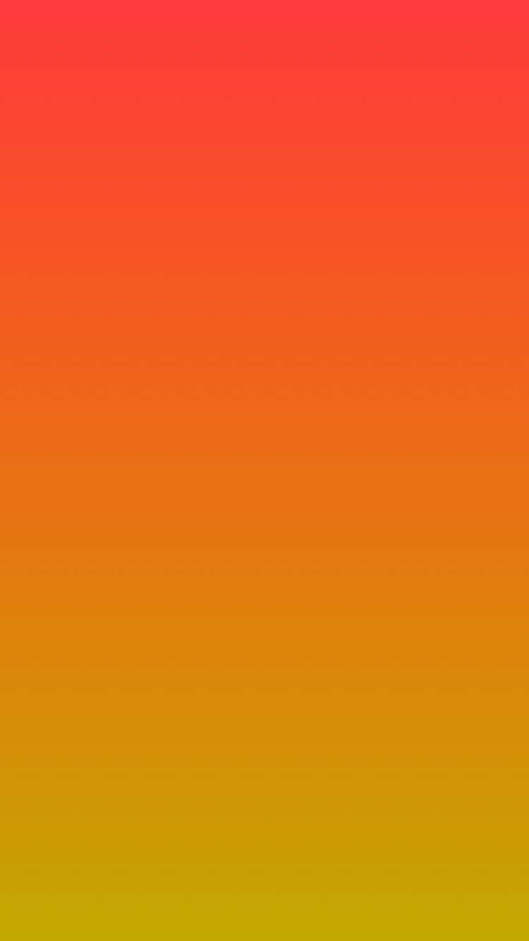 Orange Gradient 桌布 壁紙 — 平滑的垂直漸變從火紅色過渡到暖黃色，營造出大膽的抽象色塊。