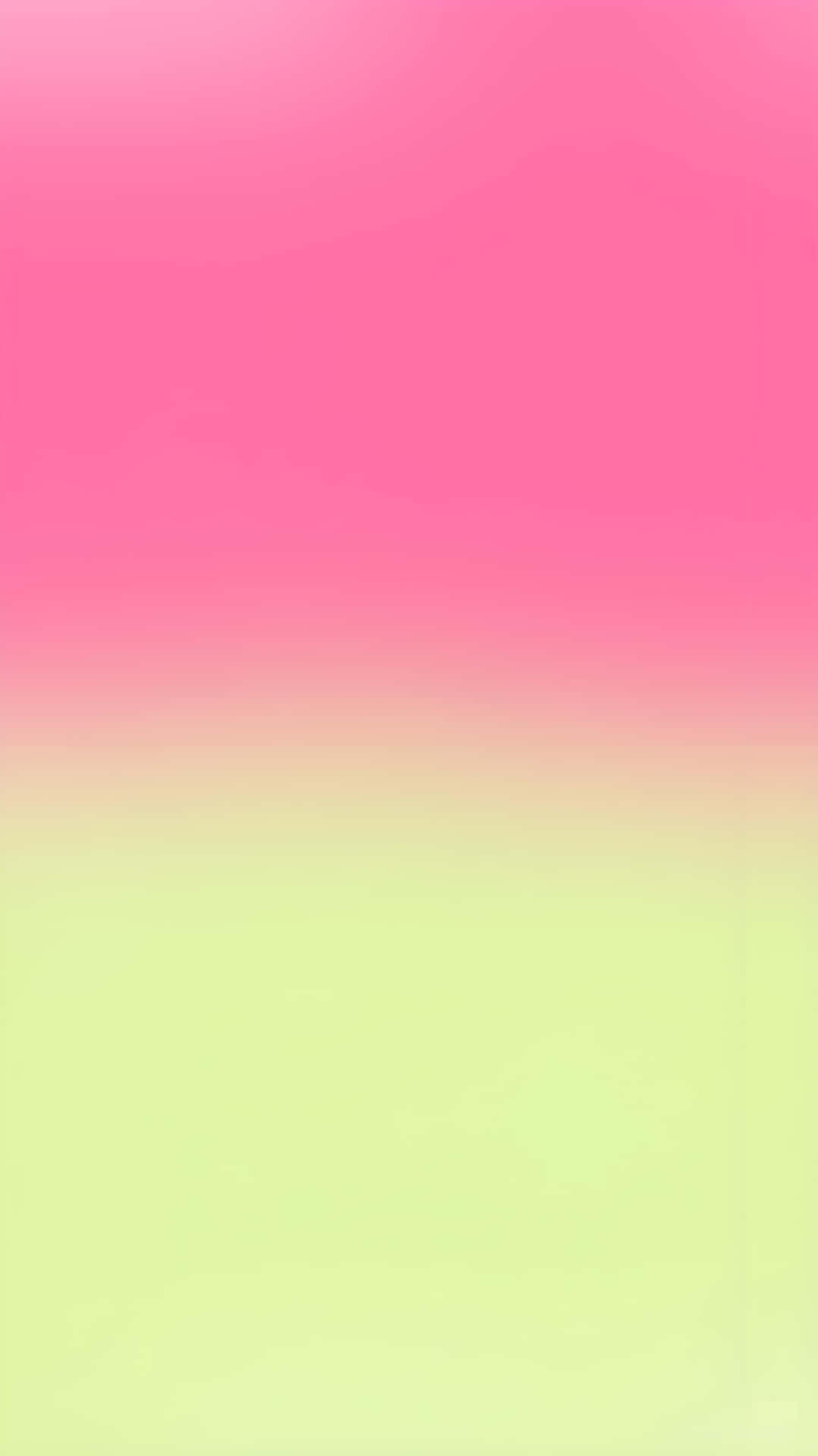 Pastel Pink Green Gradient Minimalist Wallpaper 壁紙 — 平滑的垂直漸變從頂部的鮮豔粉紅色過渡到底部的柔和青檸綠色。