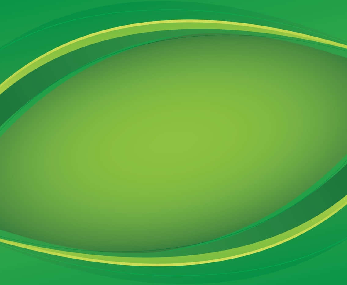 Abstract Green 桌布 壁紙 — 平滑的漸變綠色背景，帶有淺綠色的流動曲線，營造出現代抽象設計。