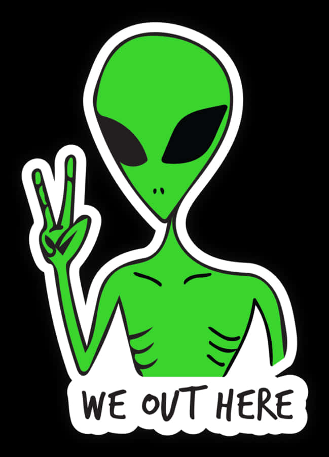 平靜外星人問候圖像 壁紙