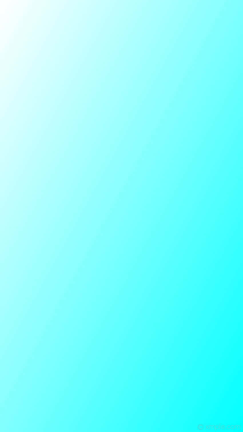 Tiffany Blue 桌布 壁紙 — 平靜的漸層桌布，從柔和的白色過渡到充滿活力的青藍色。