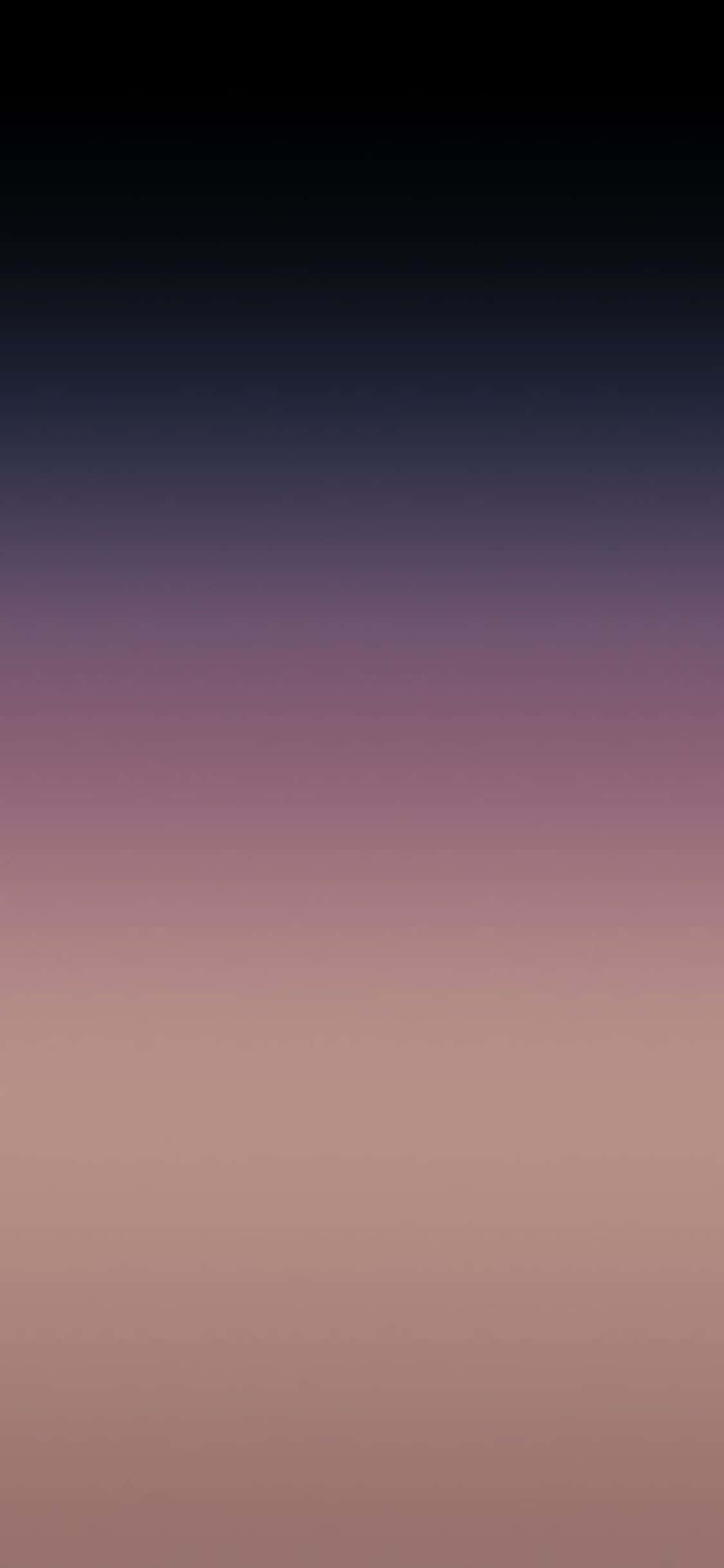 iPhone X Minimal 桌布 壁紙 — 平靜的漸變天空從深靛藍過渡到柔和紫羅蘭色和塵粉玫瑰色調。