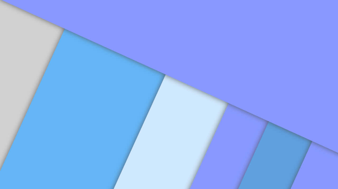 Template 桌布 壁紙 — 幾何抽象壁紙，以對角線構圖重疊粉藍色和灰色面板。
