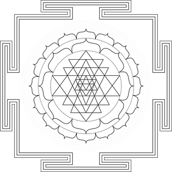 幾何曼陀羅藝術 壁紙