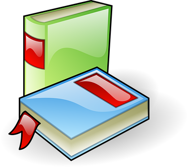 彩色書籍圖示 壁紙