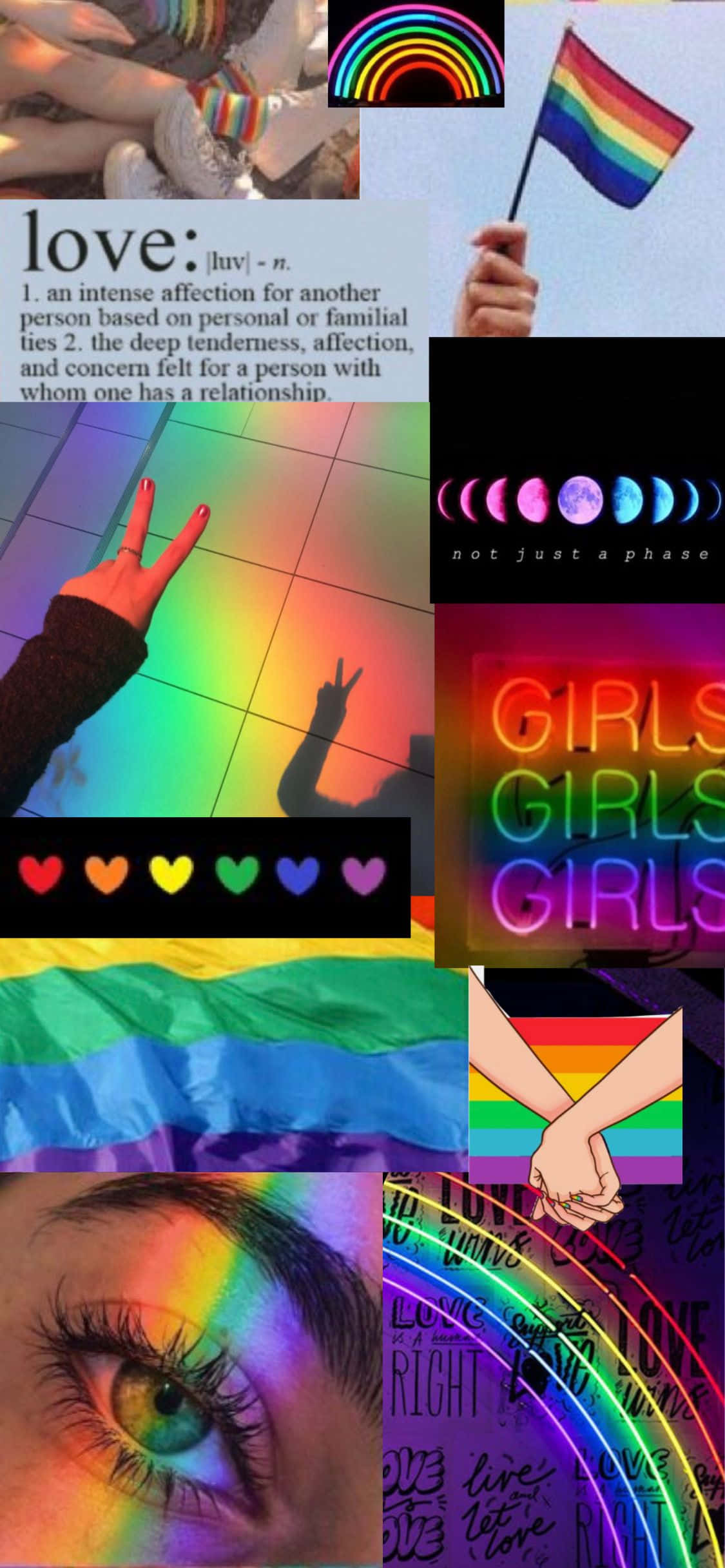 彩虹美學 LGBT 少女之愛 壁紙