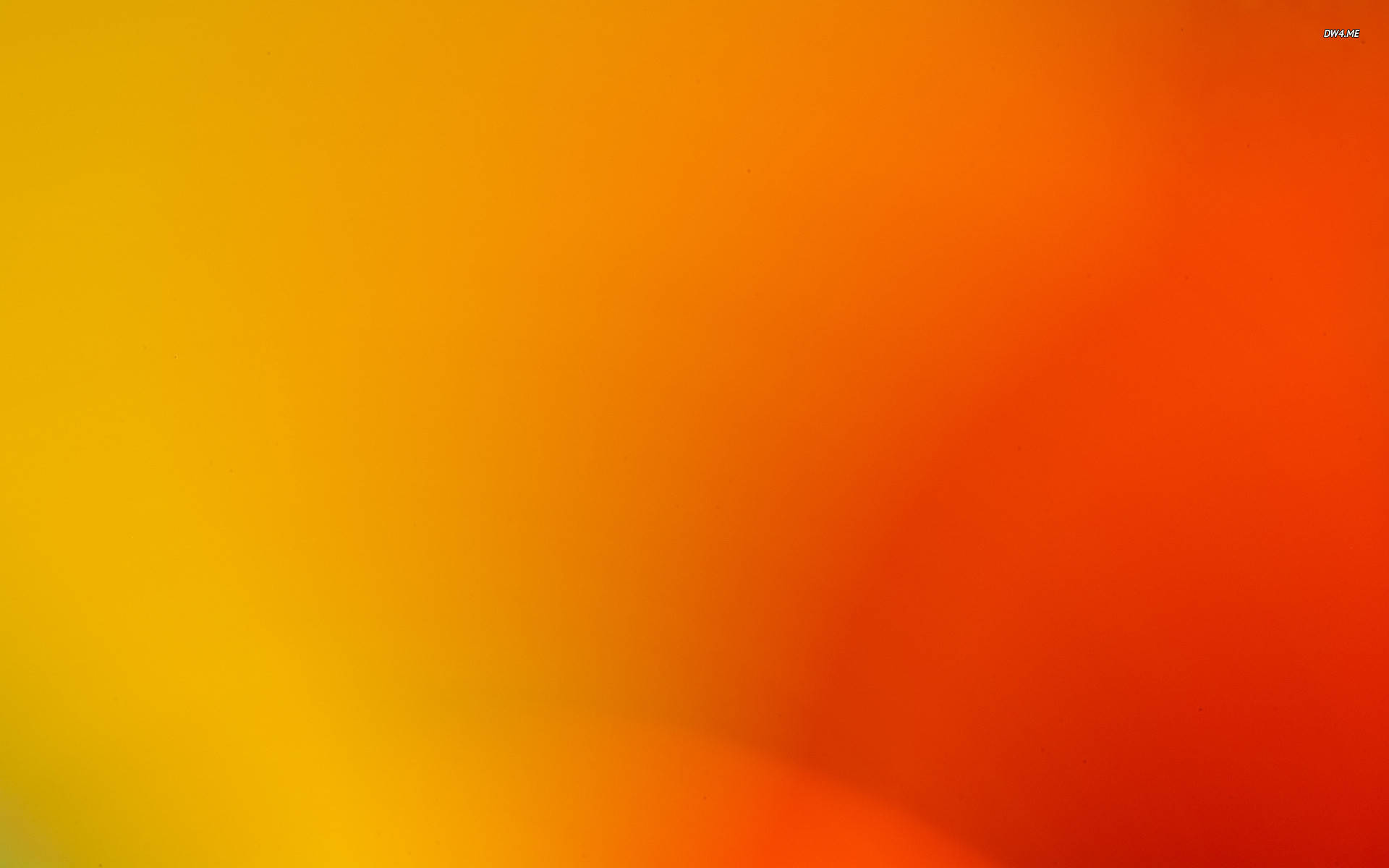 Orange And Yellow 桌布 壁紙 — 從亮黃色到深橙色的平滑漸變，營造出溫暖的抽象背景。