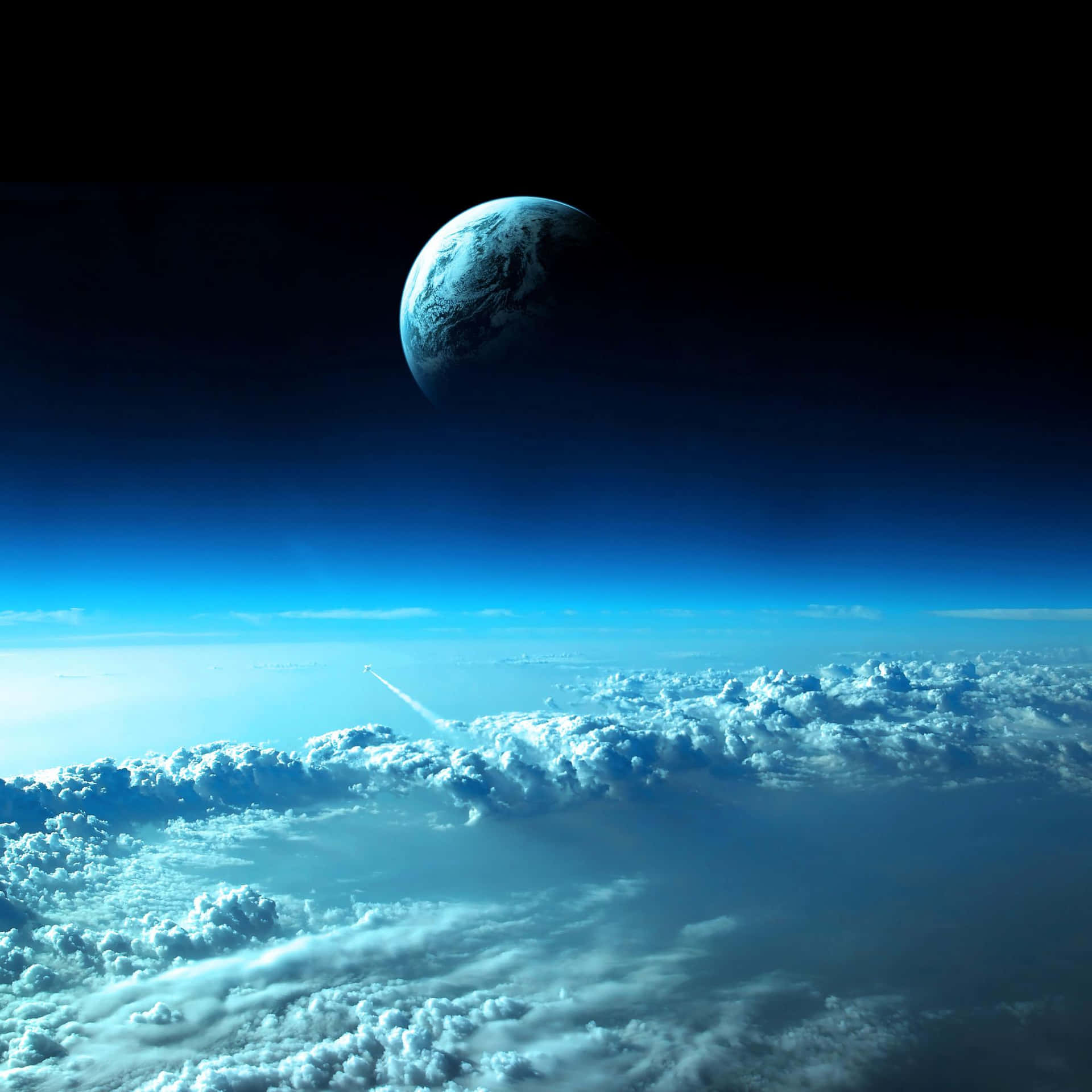 從太空俯瞰地球