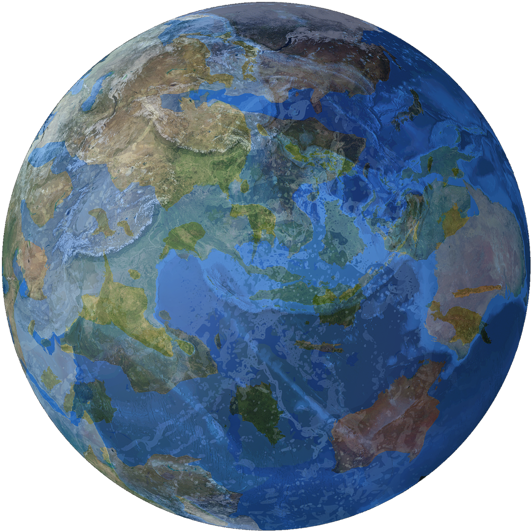 planet earth 桌布 壁紙 — 從太空詳細觀察地球，顯示大陸、海洋和雲層圖案，背景為黑色虛空。
