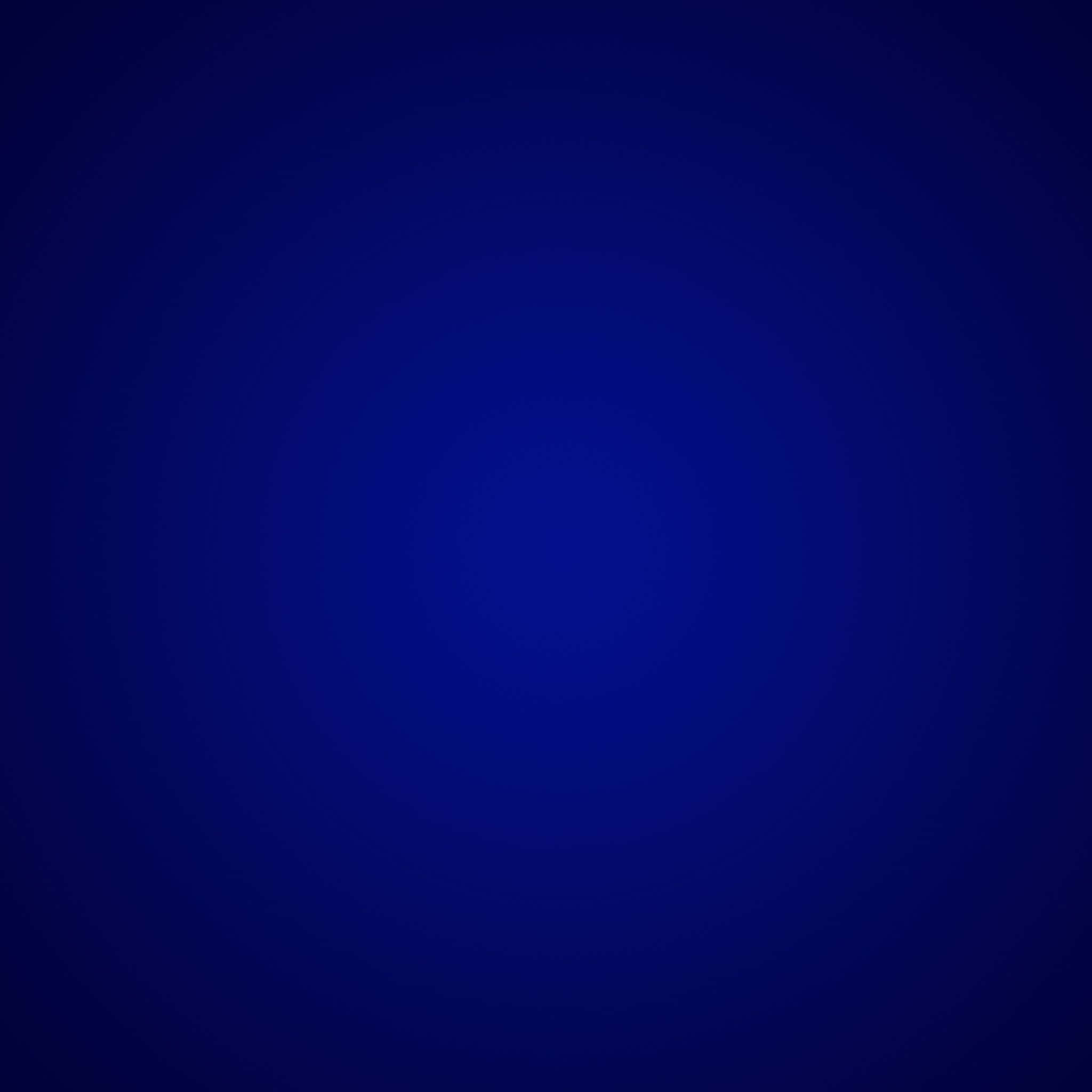 Dark Gradient 桌布 壁紙 — 從明亮中心以圓形圖案向外輻射的深藍色漸變。