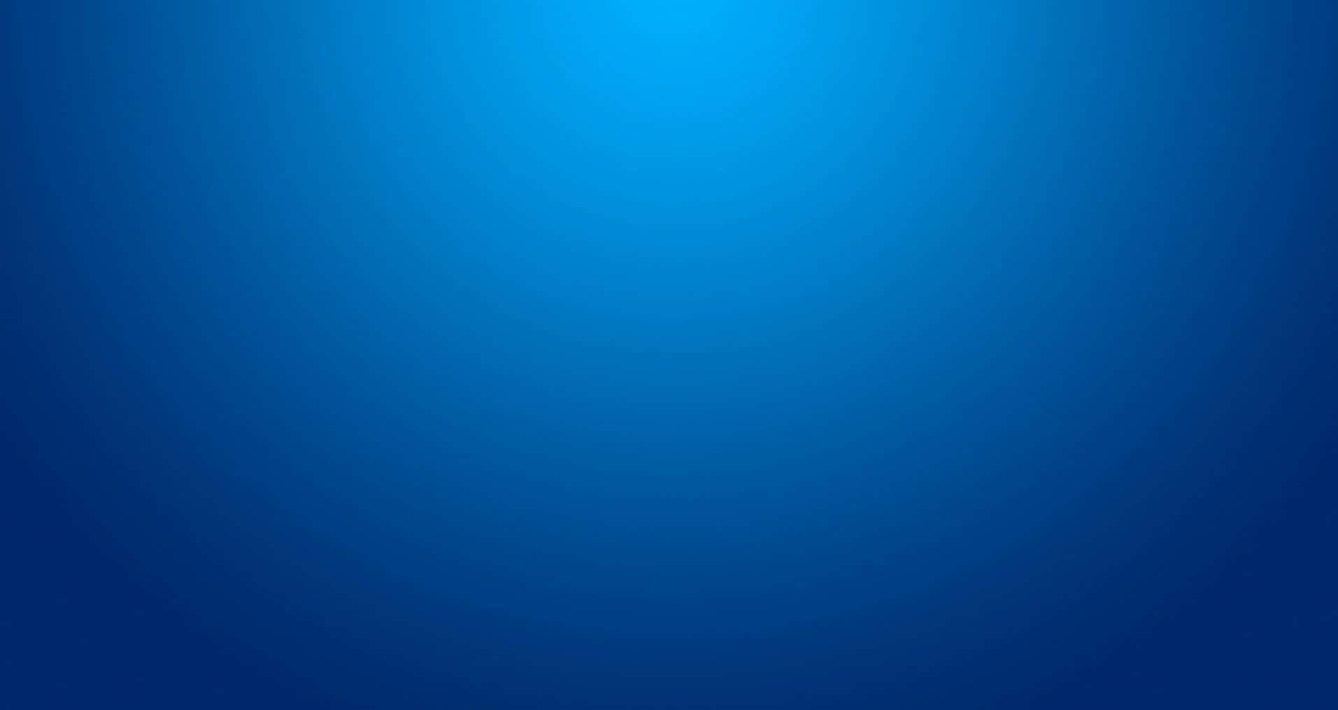 Blue Gradient 桌布 壁紙 — 從明亮中心到深邃陰影的寧靜藍色調漸變。