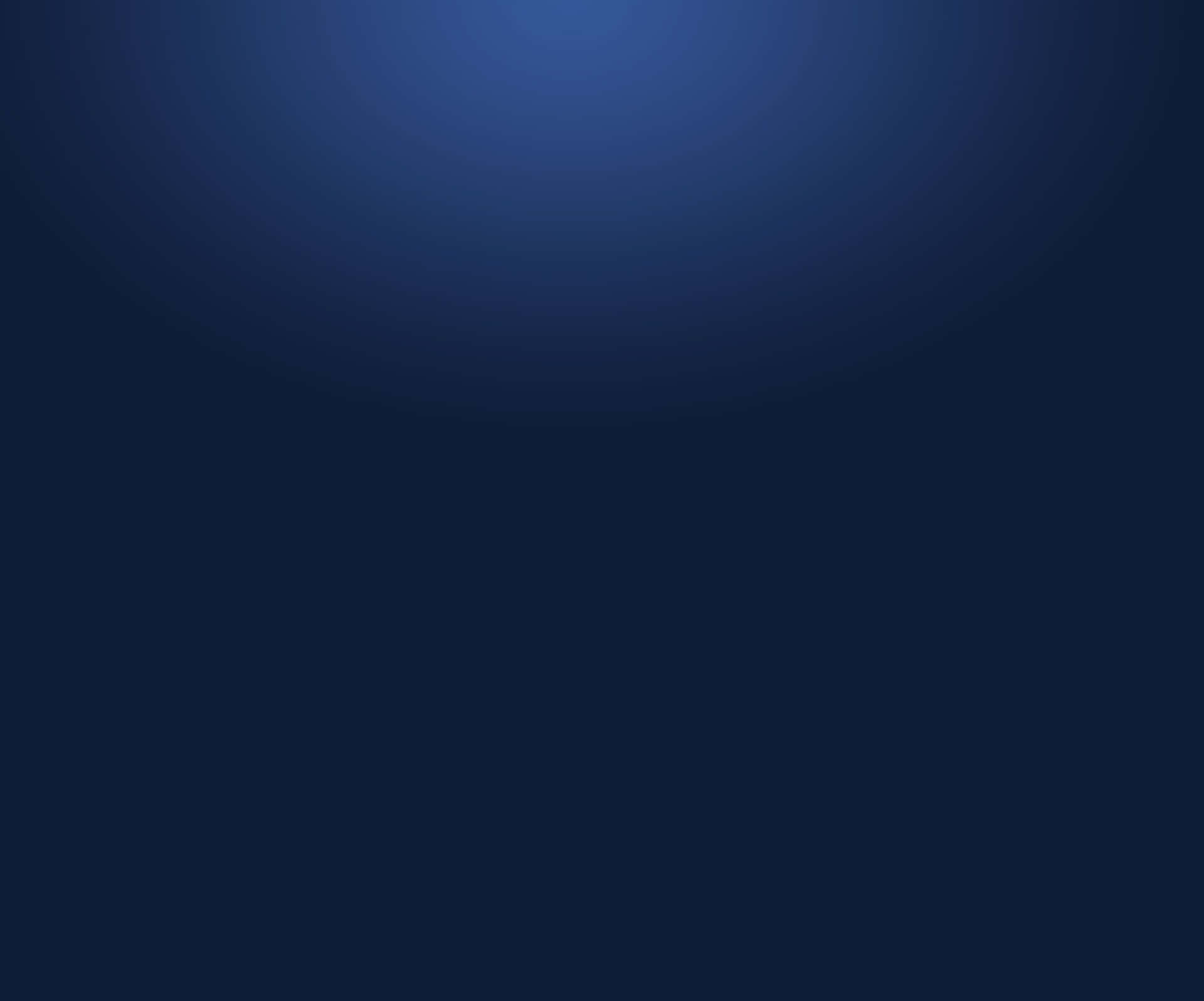 中央帶柔和光線的深藍色漸變背景。 — 深藍色 GIF 壁紙
