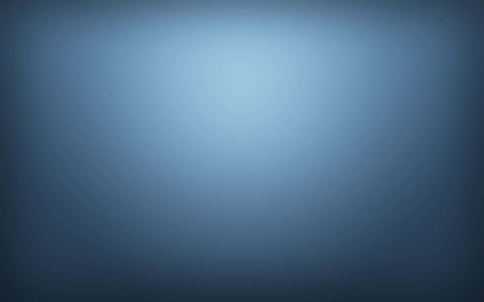 簡單動圖 桌布 壁紙 — 從明亮中心漸變至暗邊的寧靜冷藍色調漸變。