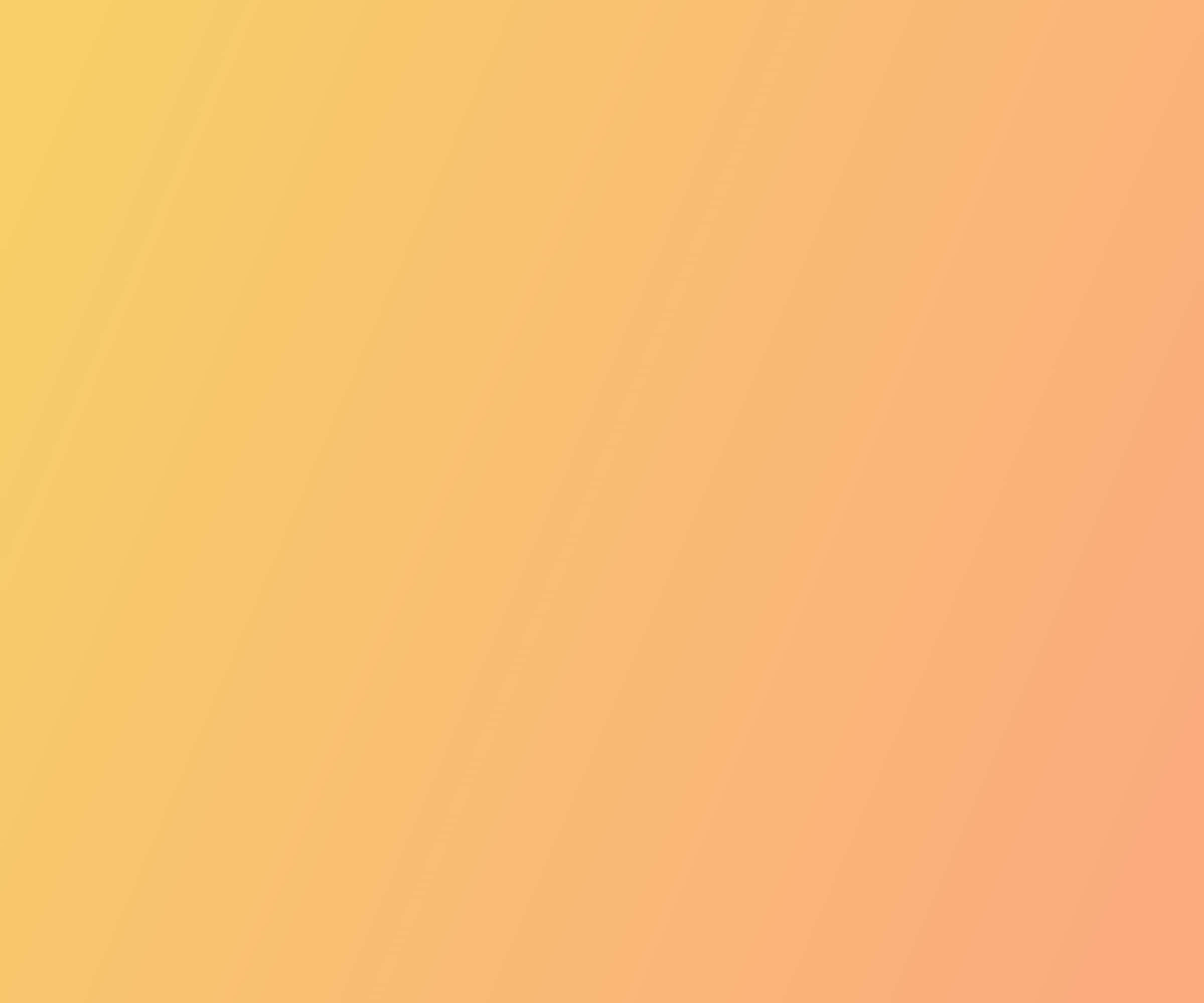 Orange Gradient 桌布 壁紙 — 從暖黃色到蜜桃色的平滑漸變，帶有微妙的對角線條，營造出柔和發光的背景。