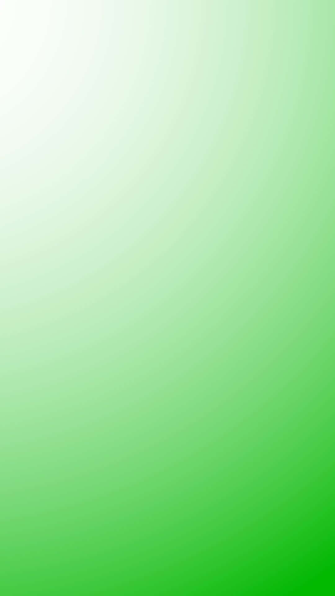 Green Gradient 桌布 壁紙 — 從柔和白色到鮮豔綠色的平滑漸變，營造出平靜的抽象背景。