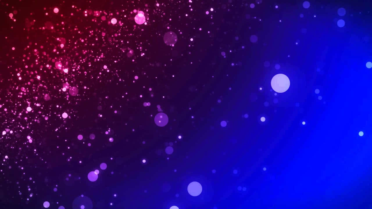 抽象數位背景，帶有洋紅色和藍色漸變中的發光粒子。 — 影片 GIF 壁紙