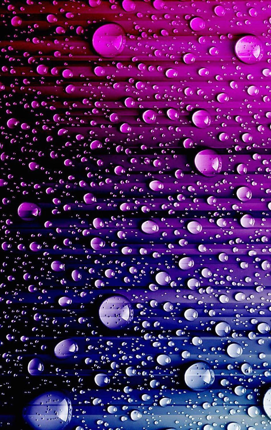 Bisexual Flag 桌布 壁紙 — 從洋紅色到鈷藍色的鮮豔漸變，帶有在紋理表面上閃閃發光的水滴。