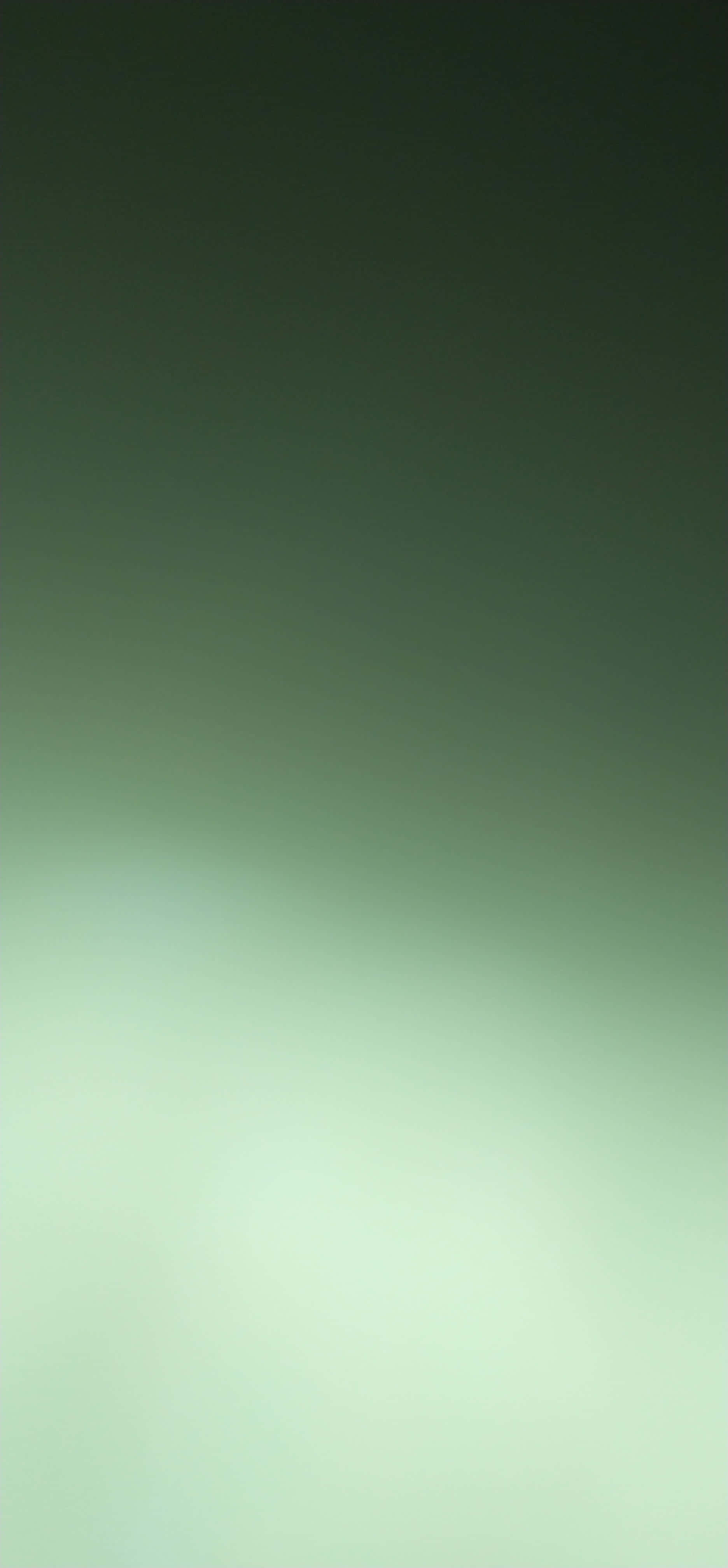 Green Gradient 桌布 壁紙 — 從深綠色過渡到柔和薄荷綠色的寧靜漸變壁紙，帶有微妙的光線擴散效果。