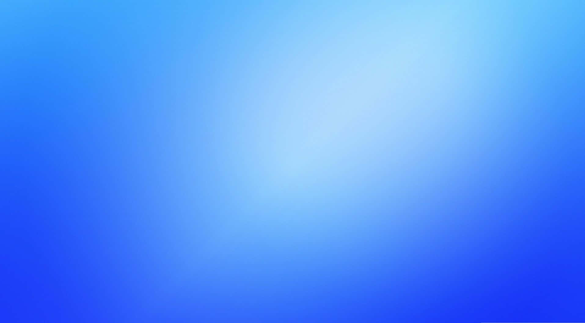 High Resolution Blue 桌布 壁紙 — 從深藍到淺藍的寧靜漸變，像平靜的數位天空一樣從中心柔和地散發出來。