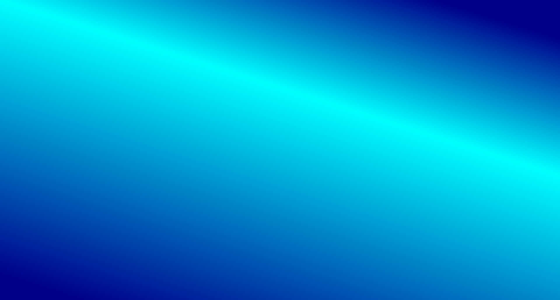 Gradient Blue 桌布 壁紙 — 從深藍色到亮青色的平滑漸變，帶有發光的對角光條。
