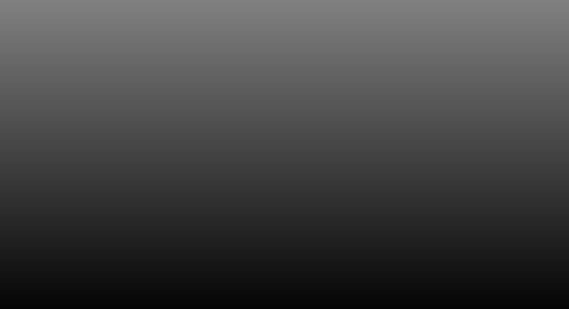 Gray Gradient 桌布 壁紙 — 從淺灰色過渡到深黑色的極簡漸變桌布。