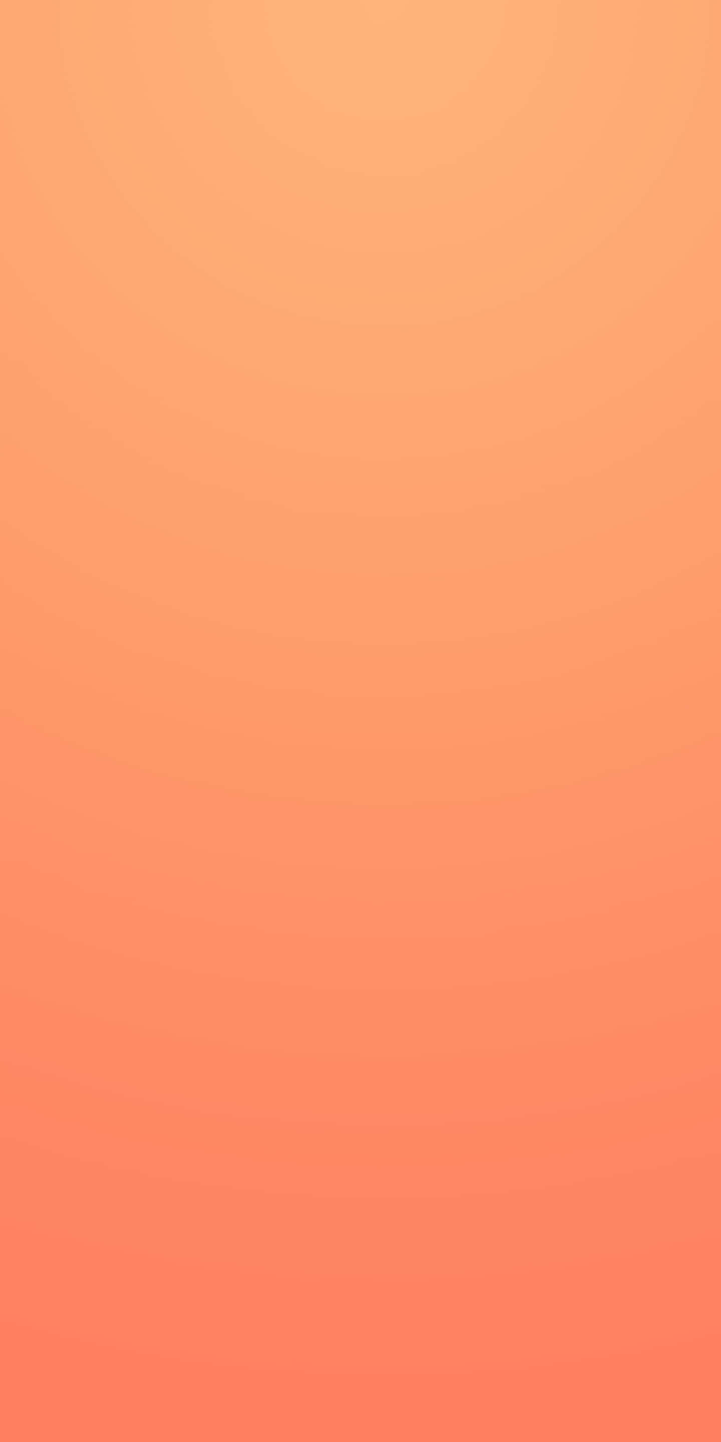 Orange Gradient 桌布 壁紙 — 從溫暖蜜桃到珊瑚橙的柔和漸變，以柔和發光的光線充滿整個畫面。