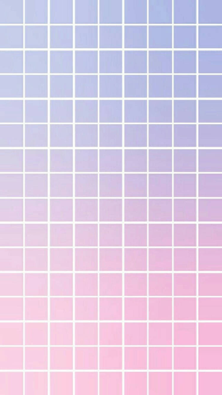 Gradient 桌布 壁紙 — 從粉藍到粉紅的柔和漸變瓷磚，營造出平靜的幾何壁紙。