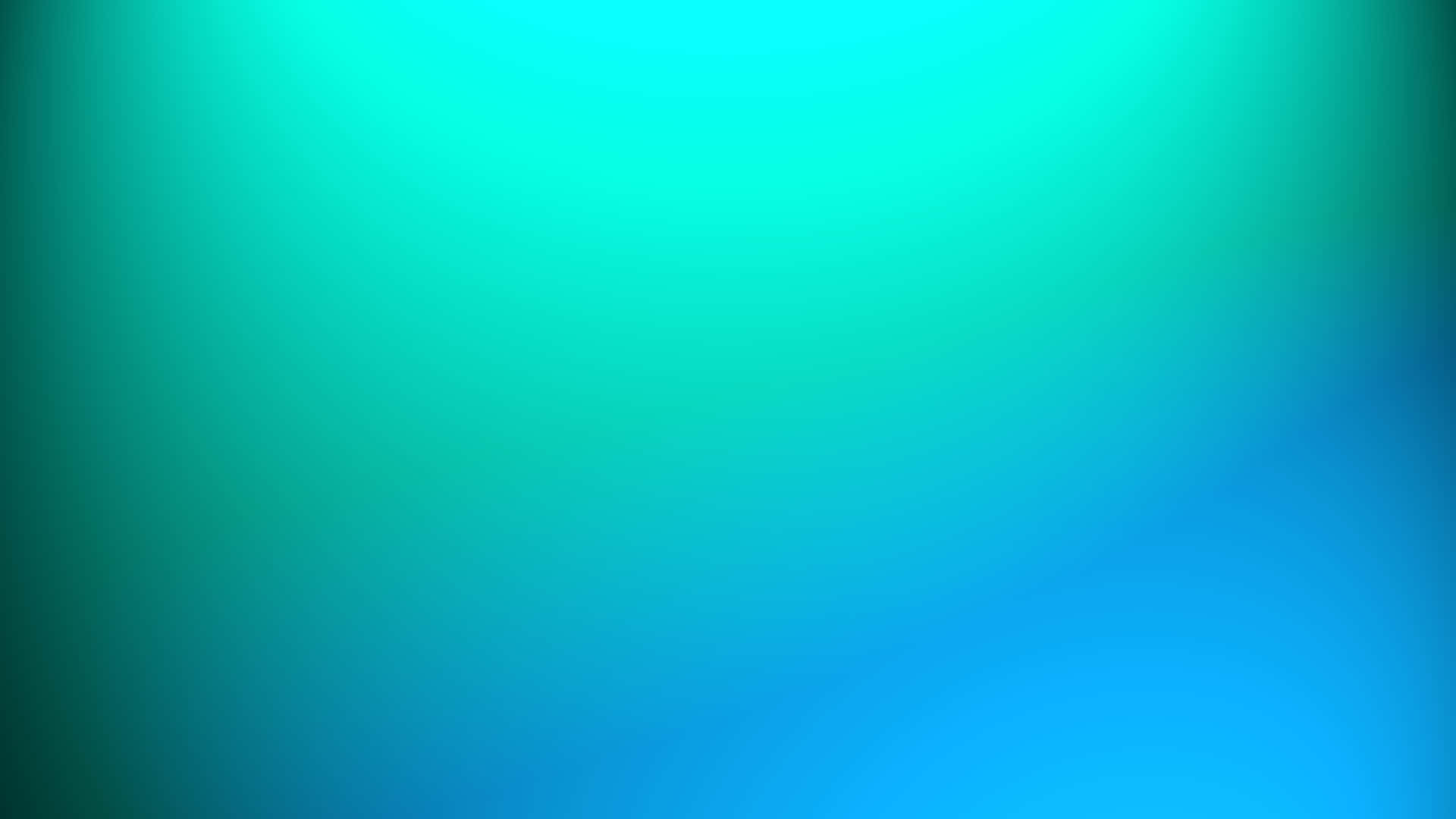 Tiffany Blue 桌布 壁紙 — 從青綠色到鮮豔藍色的平滑漸變，營造出平靜的抽象背景。