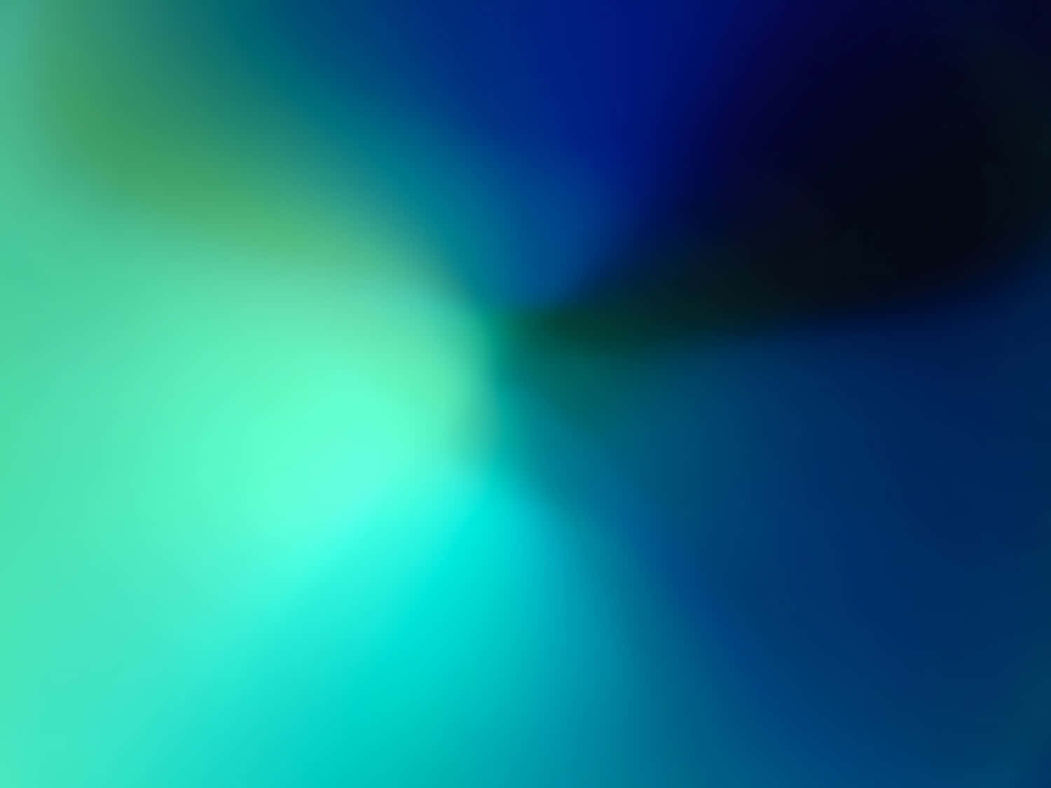 Blurry 桌布 壁紙 — 從青綠色漸變到深藍色的平滑漸變，邊緣柔和模糊。