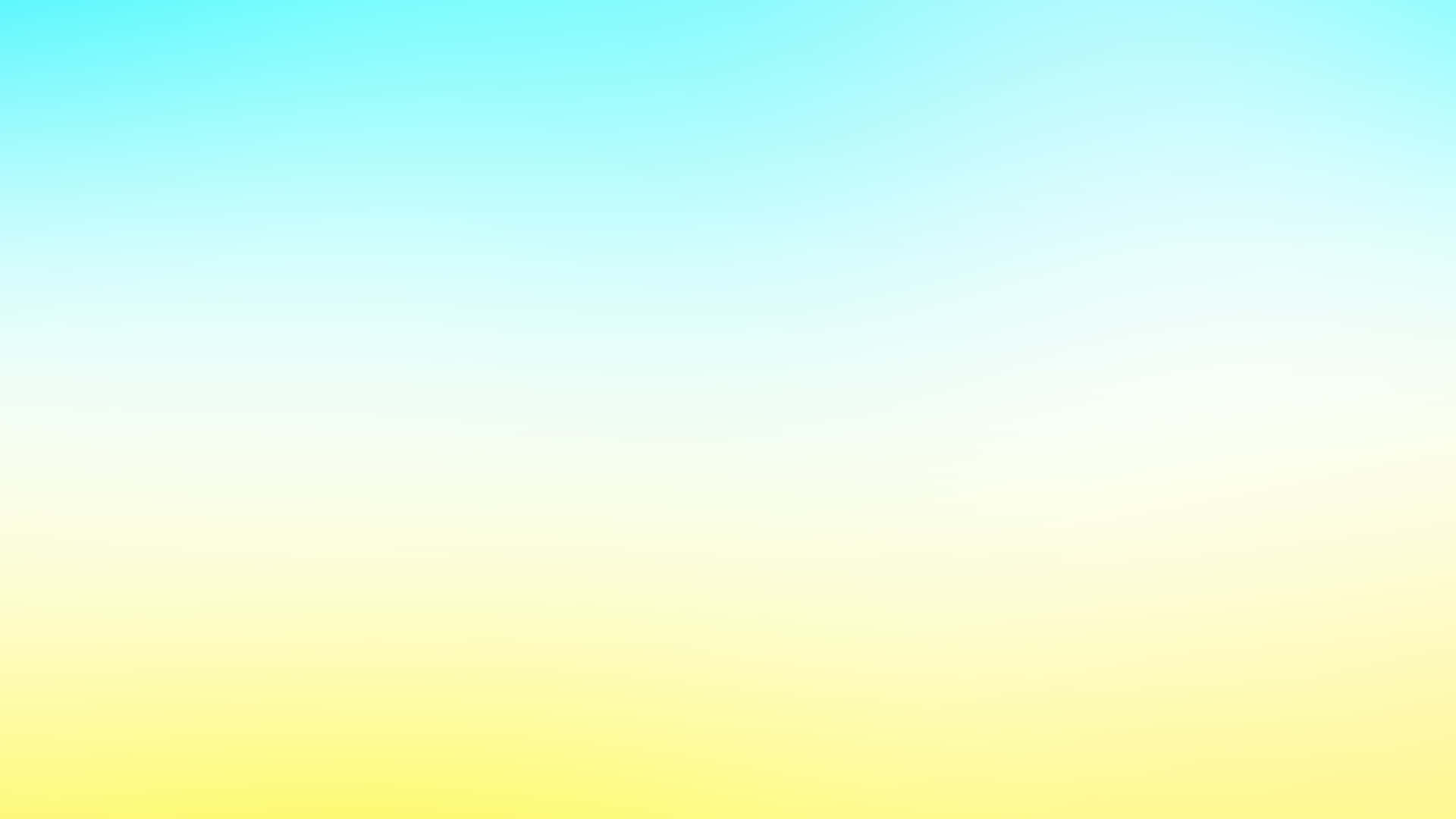Blue And Yellow Background Vector 壁紙 — 從青色到淡黃色柔和過渡的寧靜漸變天空，帶有柔和的混合色調。