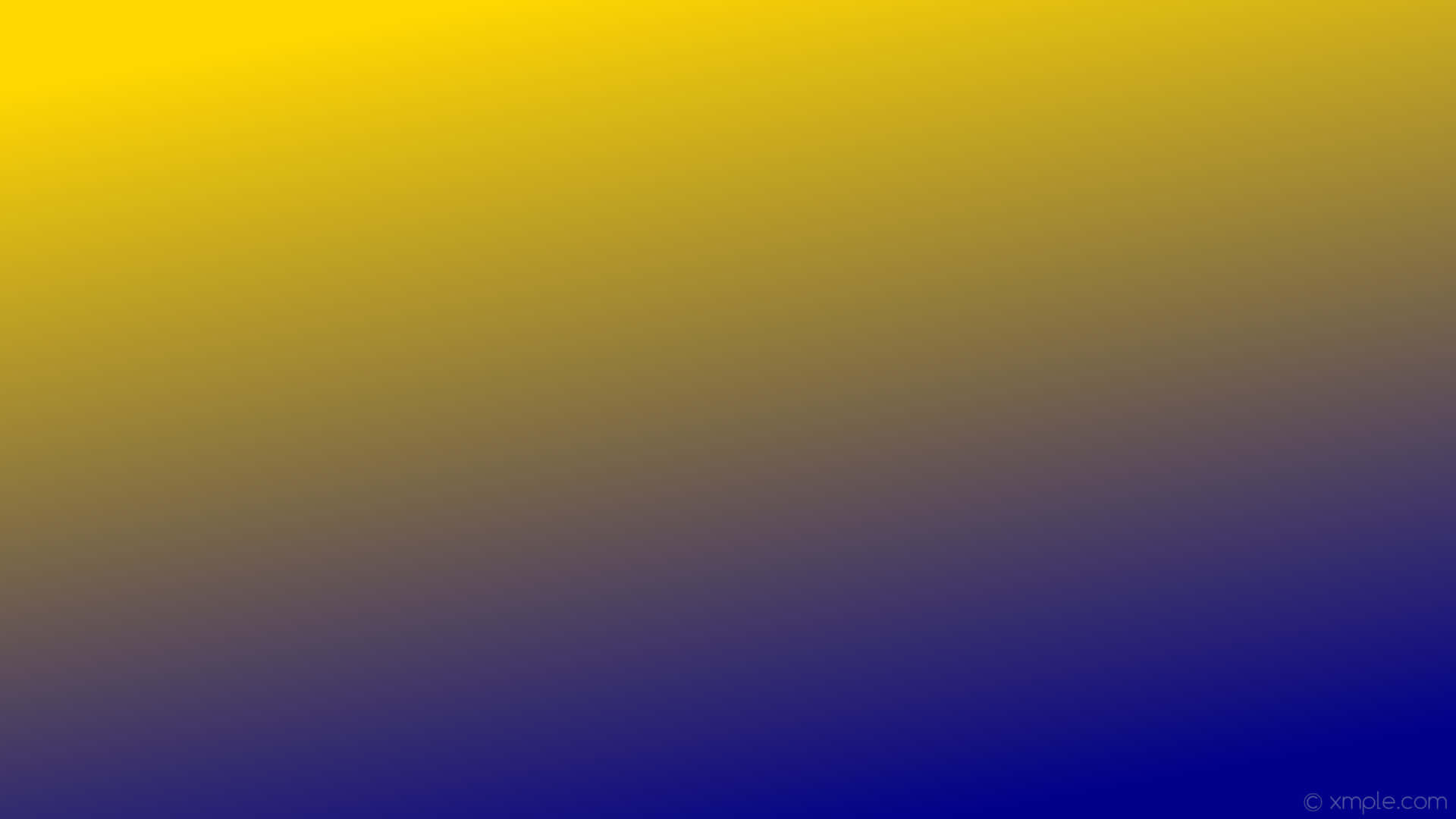 Yellow Gradient 桌布 壁紙 — 從頂部的亮黃色到底部的深藍色平滑漸變。