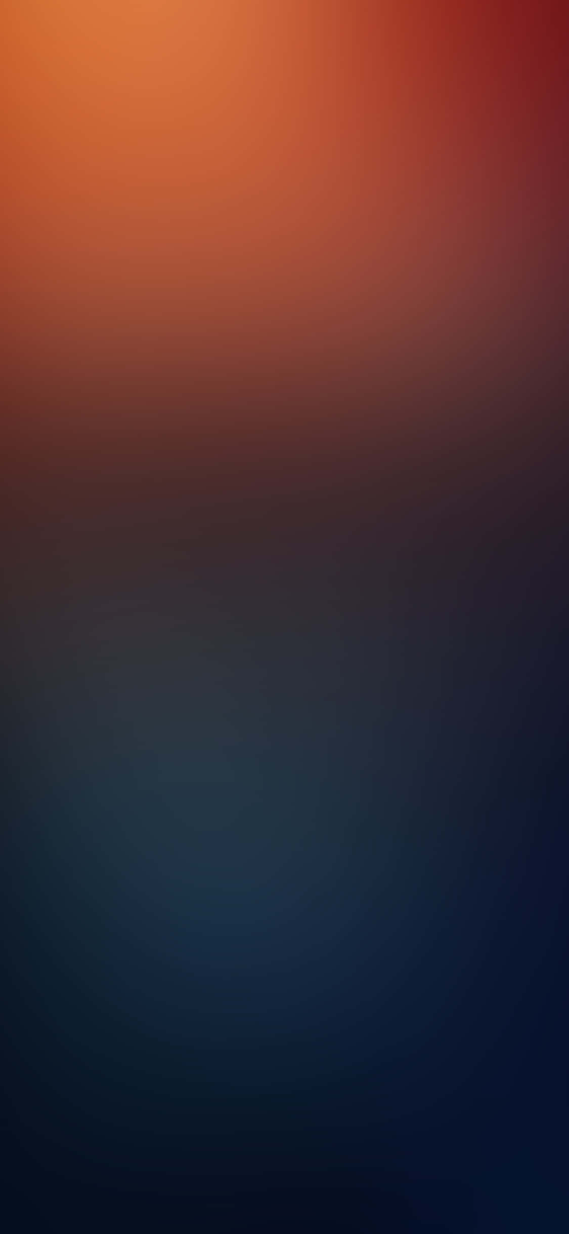 Blue And Orange 桌布 壁紙 — 從頂部的暖橙色到底部的深藍色平滑過渡。