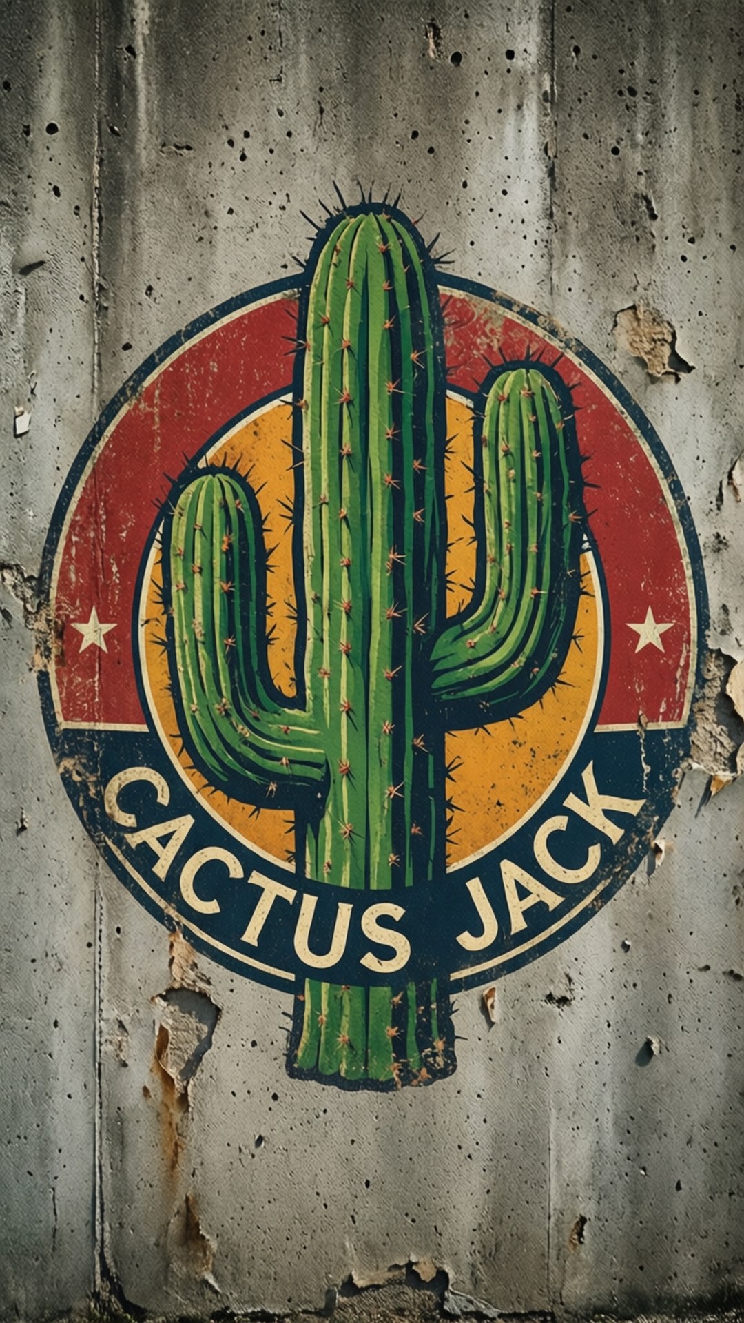 復古仿舊 Cactus Jack 壁紙