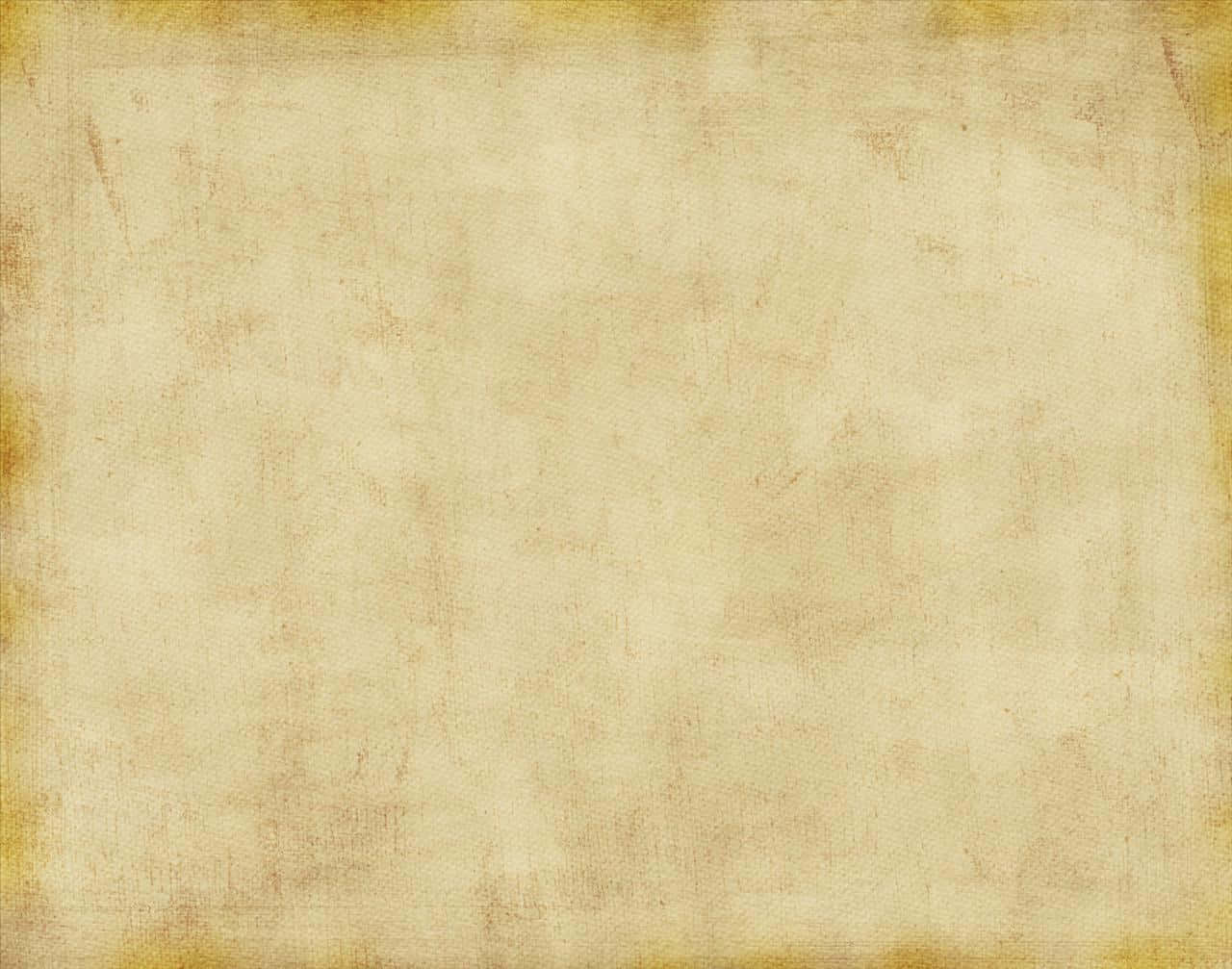 Light Tan 桌布 壁紙 — 復古羊皮紙，帶有細微紋理和溫暖的黃色邊緣。