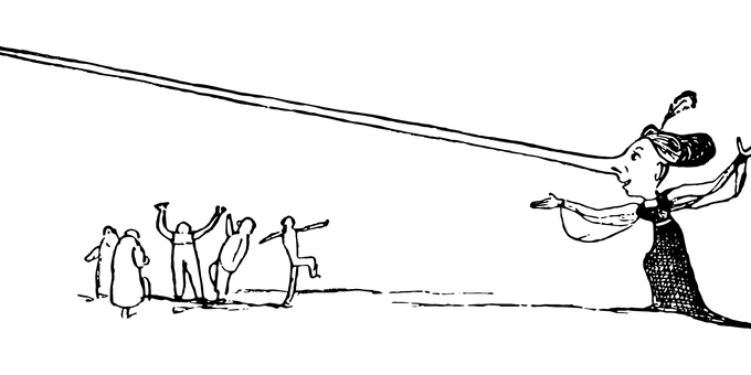 復古黑色剪影肖像 壁紙