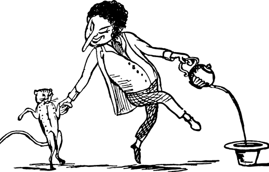 復古黑色剪影肖像 壁紙