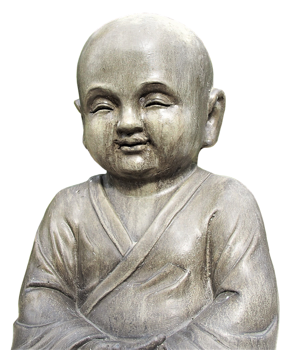 微笑的嬰兒佛像 壁紙