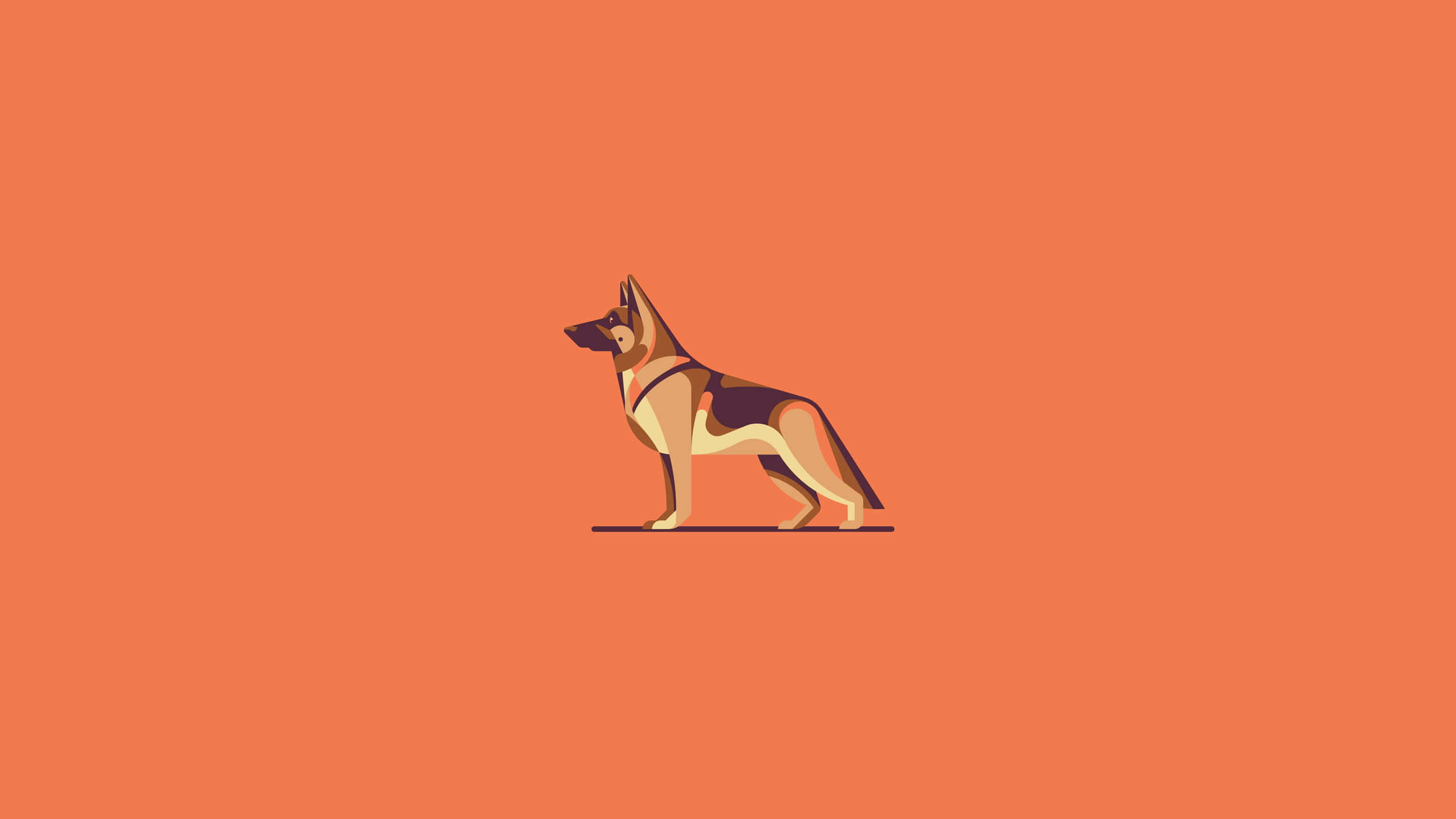 德國牧羊犬圖示 壁紙
