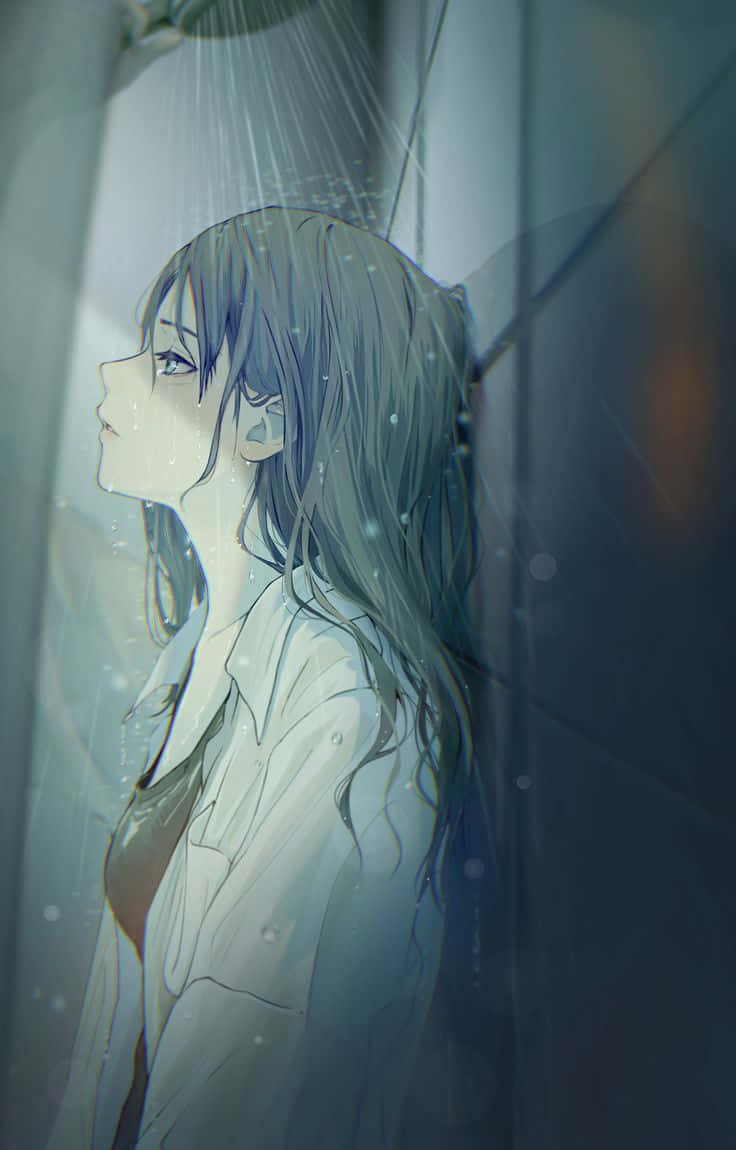 悲傷動漫圖片