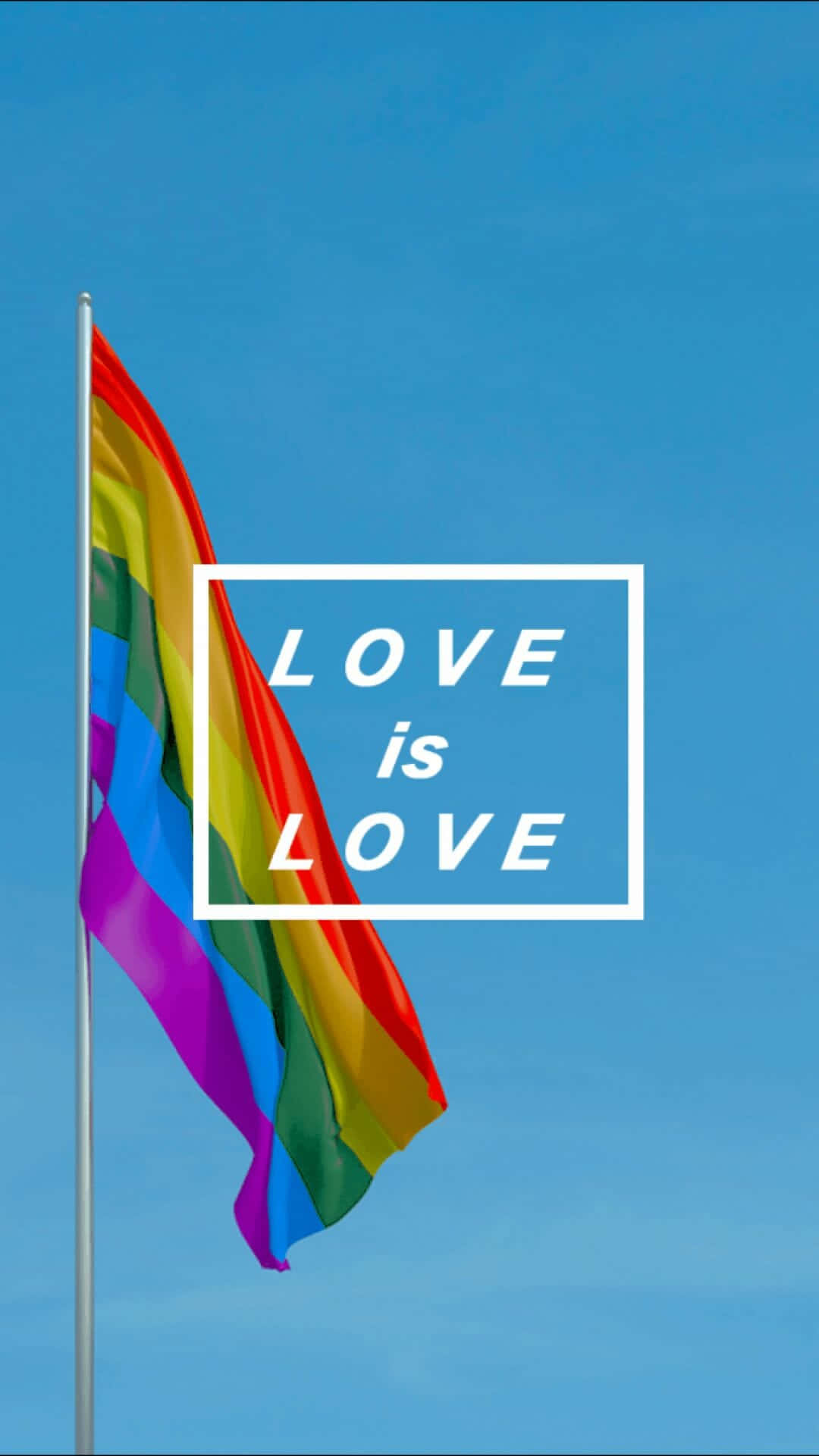 愛即是愛 美學 LGBT 彩虹 壁紙