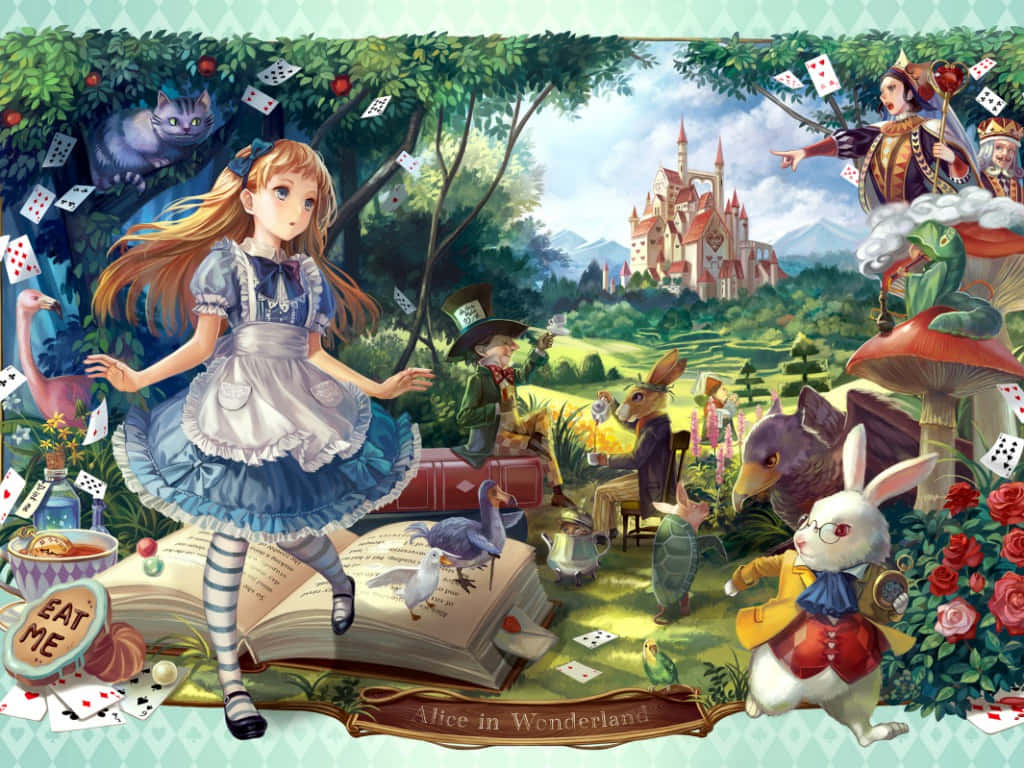 愛麗絲夢遊仙境背景 — 愛麗絲夢遊仙境 壁紙