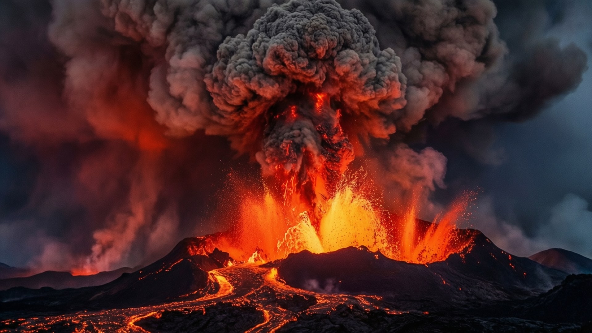 憤怒火山爆發 壁紙