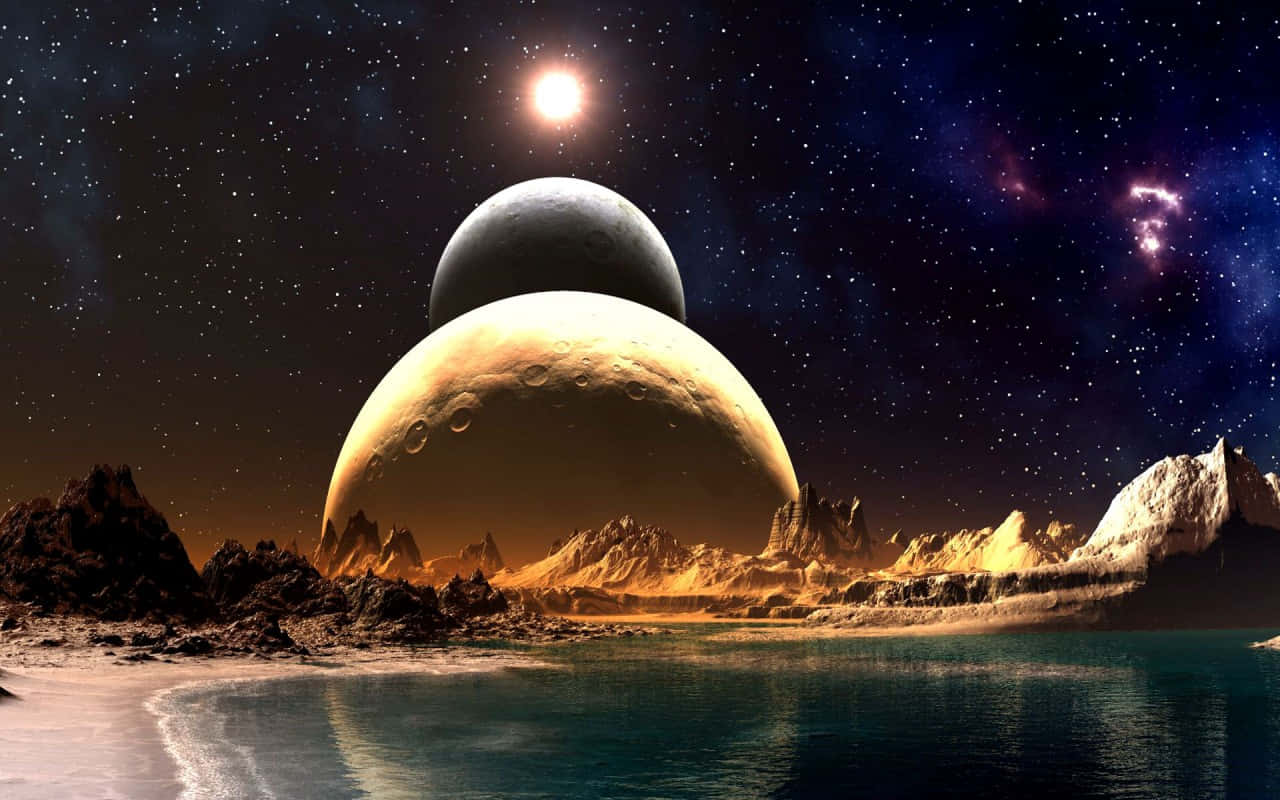 我們探索太空奇妙景觀的旅程 壁紙