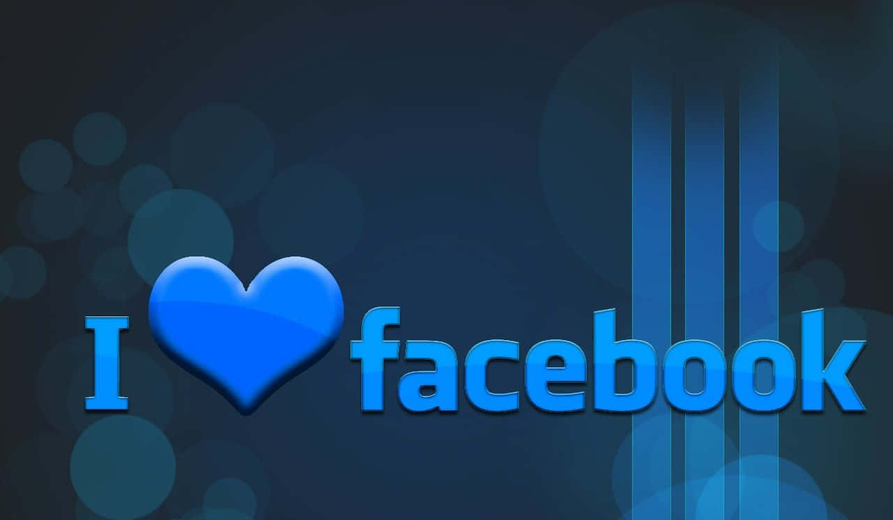 我愛Facebook桌布 壁紙