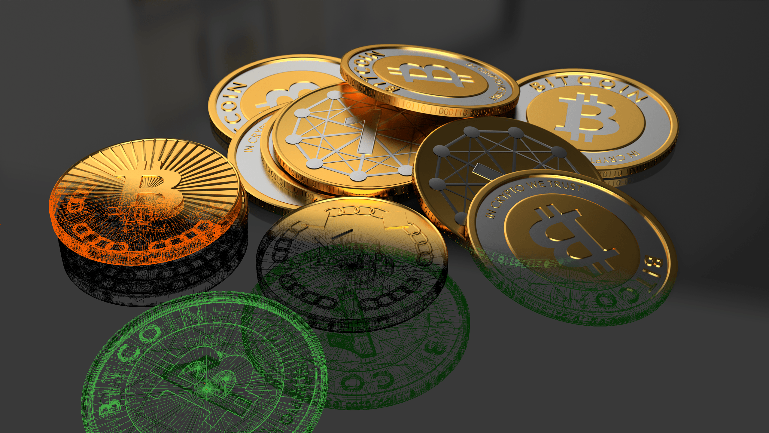 投入比特幣，參與金融與投資的新世界 壁紙