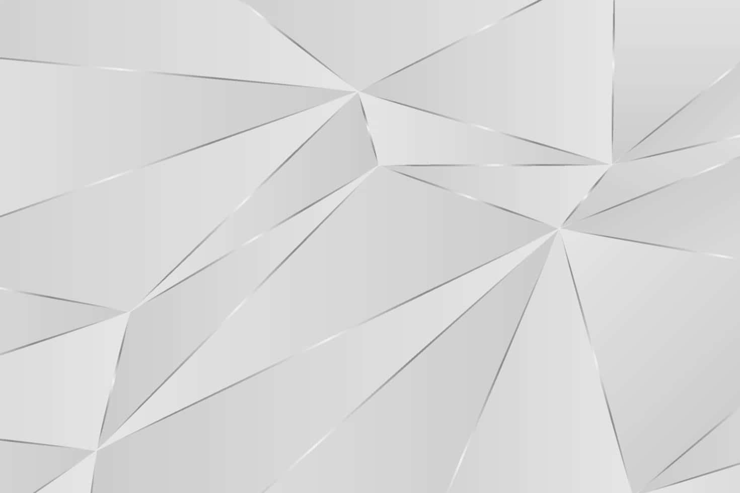 Minimalist HD Geometric Desktop 桌布 壁紙 — 抽象幾何圖案壁紙，以單色灰色調的尖銳三角形切面營造出現代極簡紋理。