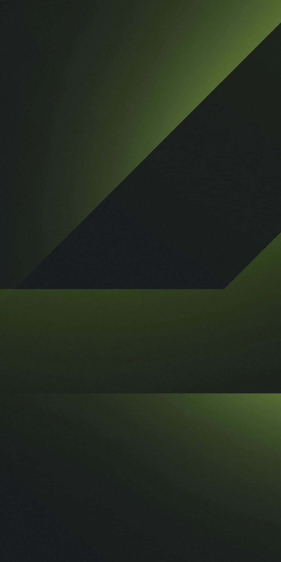 Dark Green Grunge 桌布 壁紙 — 抽象幾何圖案壁紙，帶有深綠色漸變和銳利的對角平面，營造出現代簡約美學。